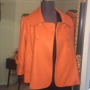 Short orange jacket